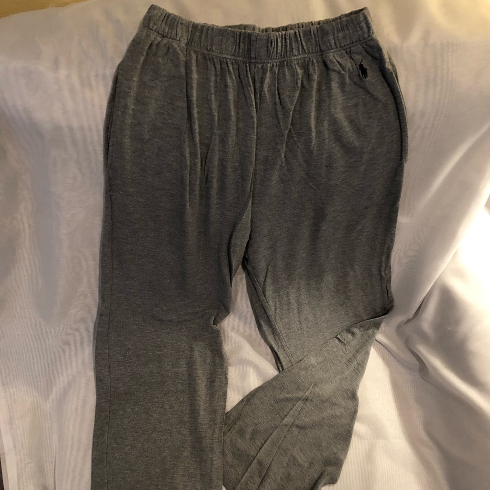 Polo Ralph Lauren Mens Gray Pajama Sleep Pants